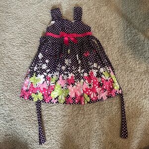Bonnie Jean 2T Purple and Pink Butterfly Dress